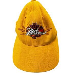 Vintage 90s Y2K “No Fear” Mustard Yellow Embroidered Cap